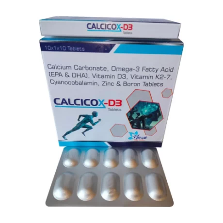 Calcium Carbonate with Omega-3 Fatty Acid Tablets Third Party Medicine Manufacturer 1