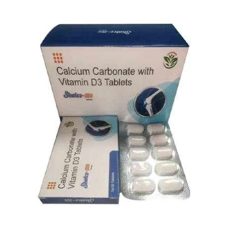 Best Calcium Carbonate with Vitamin D3 Tablets Third Party Manufacturing Company 1