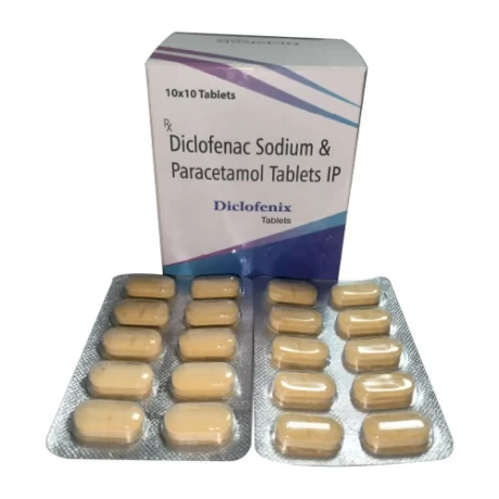 Best Diclofenac Sodium 50mg and Paracetamol 325mg Tablets Third Party Pharma Manufacturers 1