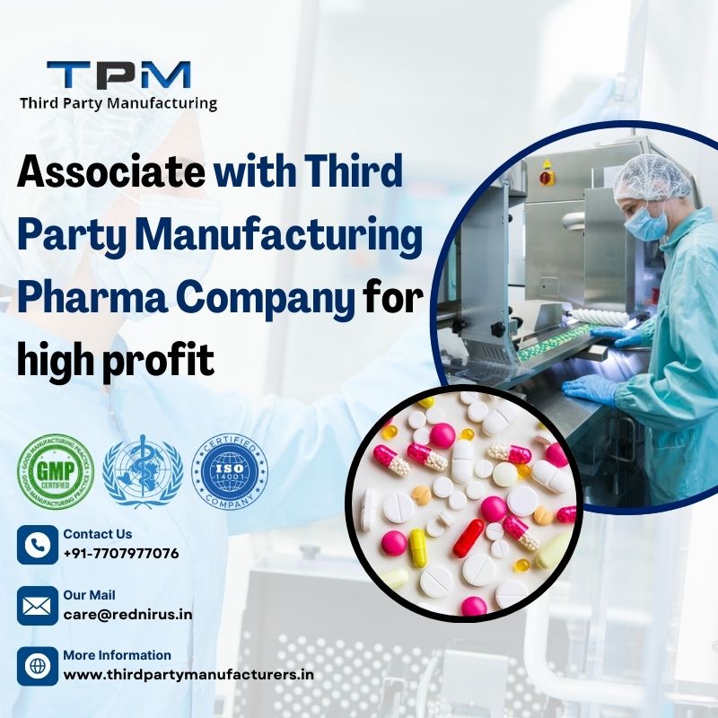 Associate with Third Party Manufacturing Pharma Company for high profit