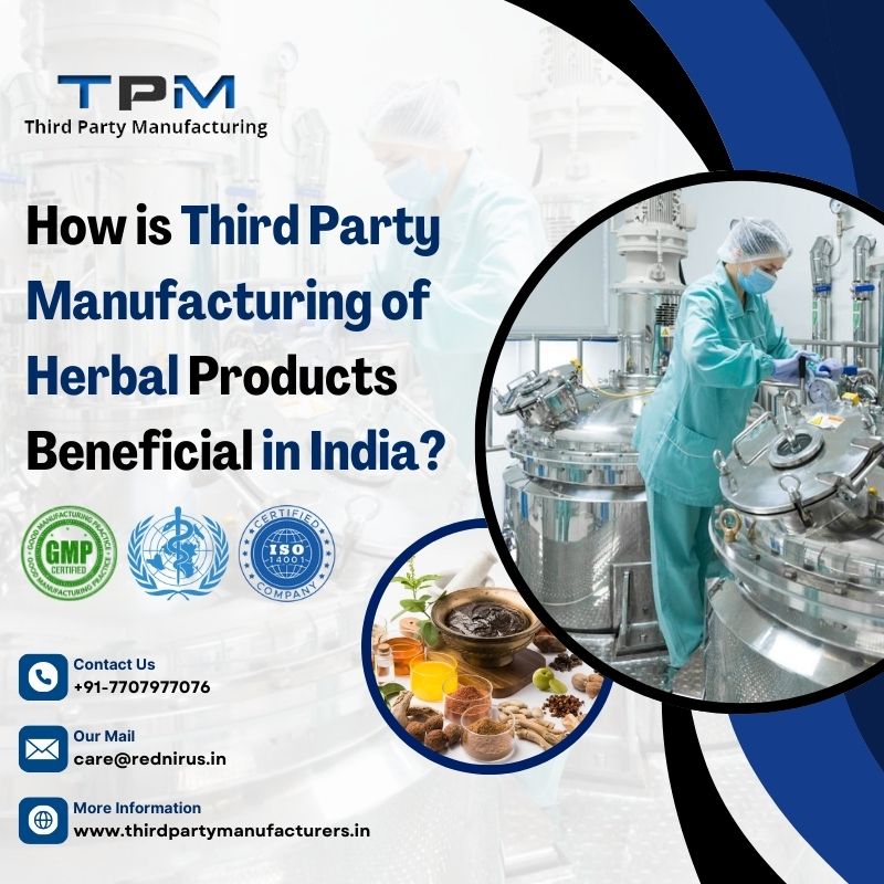 How is Third Party Manufacturing of Herbal Products Beneficial in India?