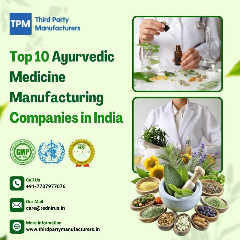 Top 10 Ayurvedic Medicine Manufacturing Companies in India