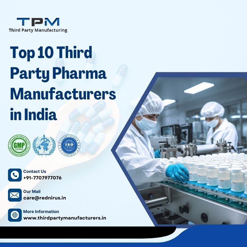Top 10 Third Party Pharma Manufacturers in India