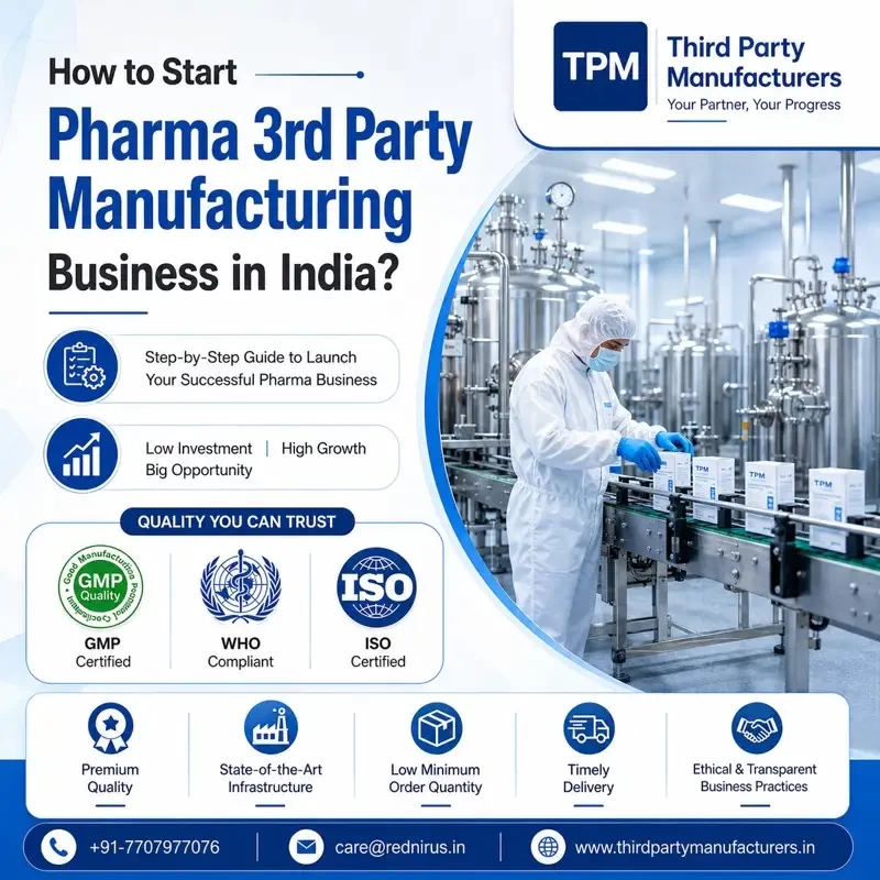 How to Start Pharma 3rd Party Manufacturing Business in India?