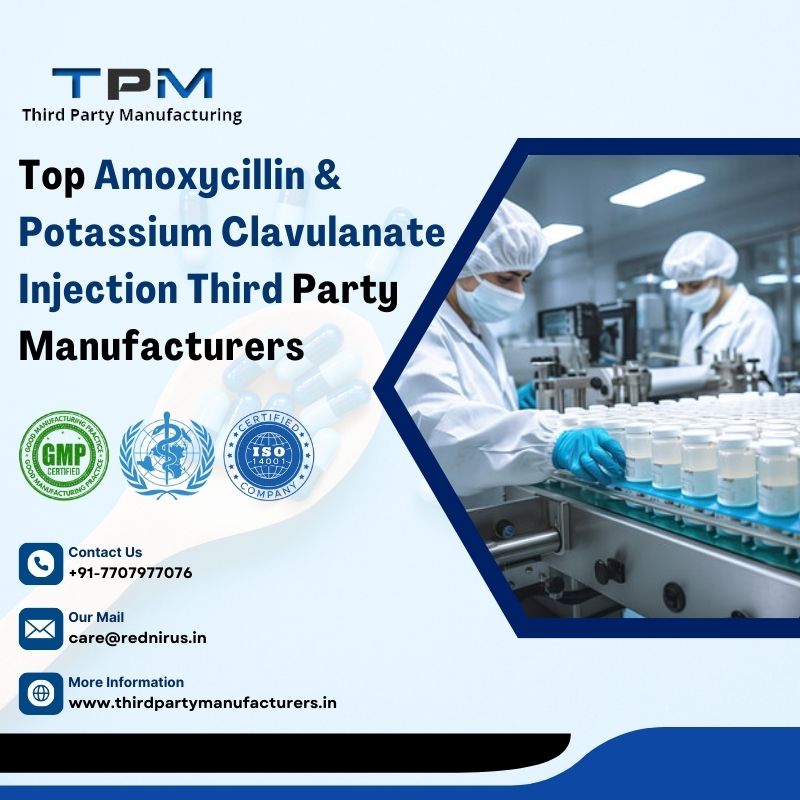 Top Amoxycillin & Potassium Clavulanate Injection Third Party Manufacturers
