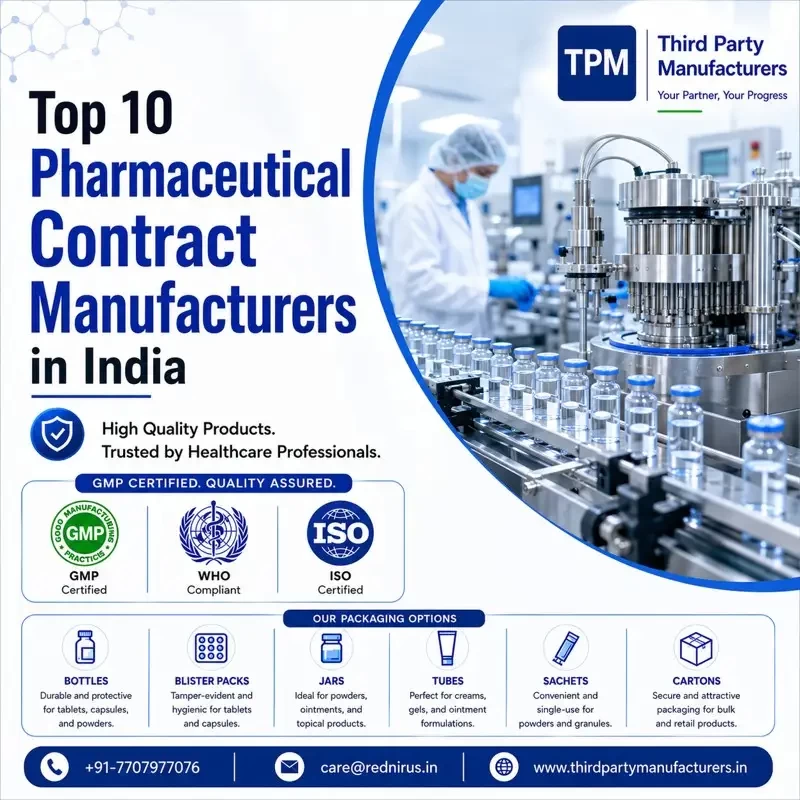 Top 10 Pharmaceutical Contract Manufacturers in India