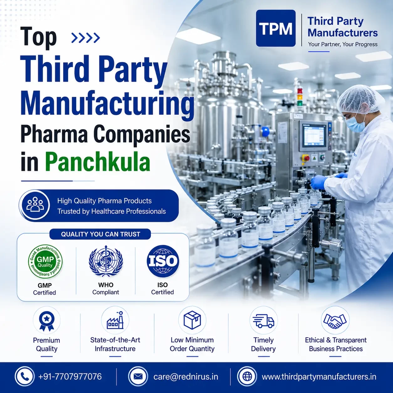 Top 15 Third Party Manufacturing Companies in Panchkula