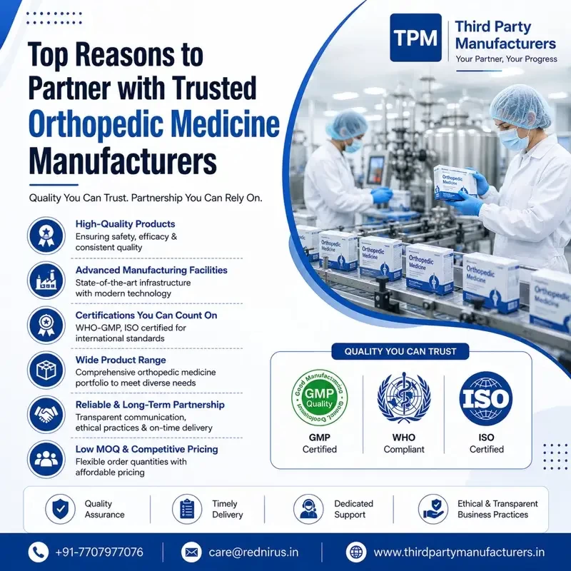 Top Reasons to Partner with Trusted Orthopedic Products Manufacturers