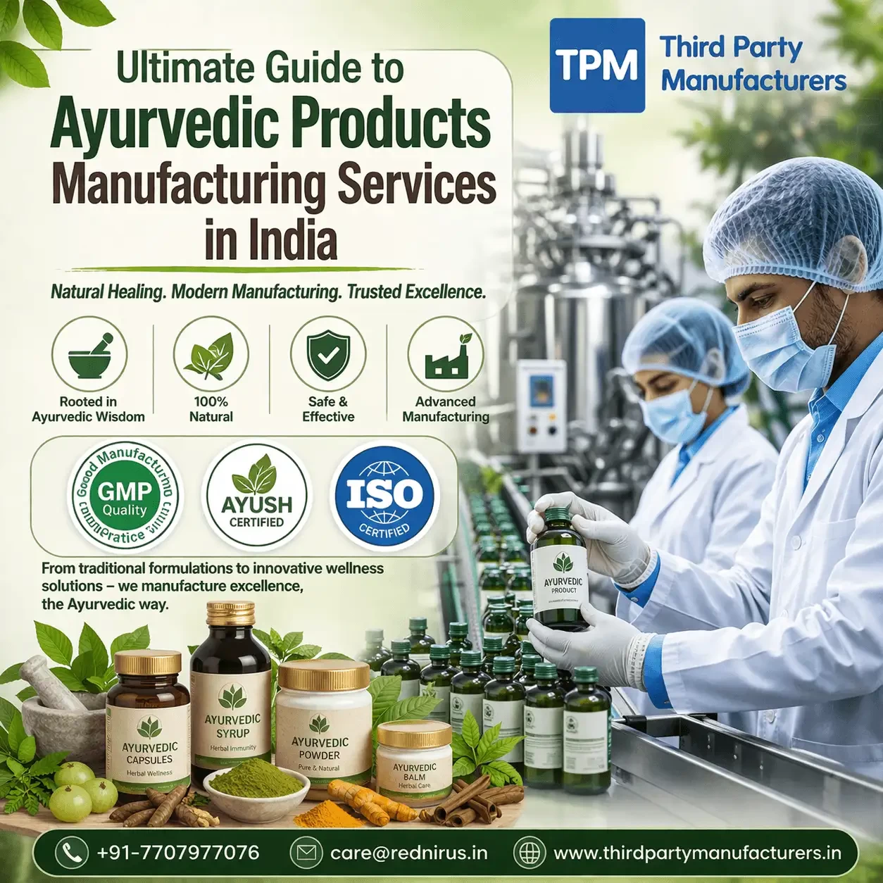 Ultimate Guide to Ayurvedic Manufacturing Services in India