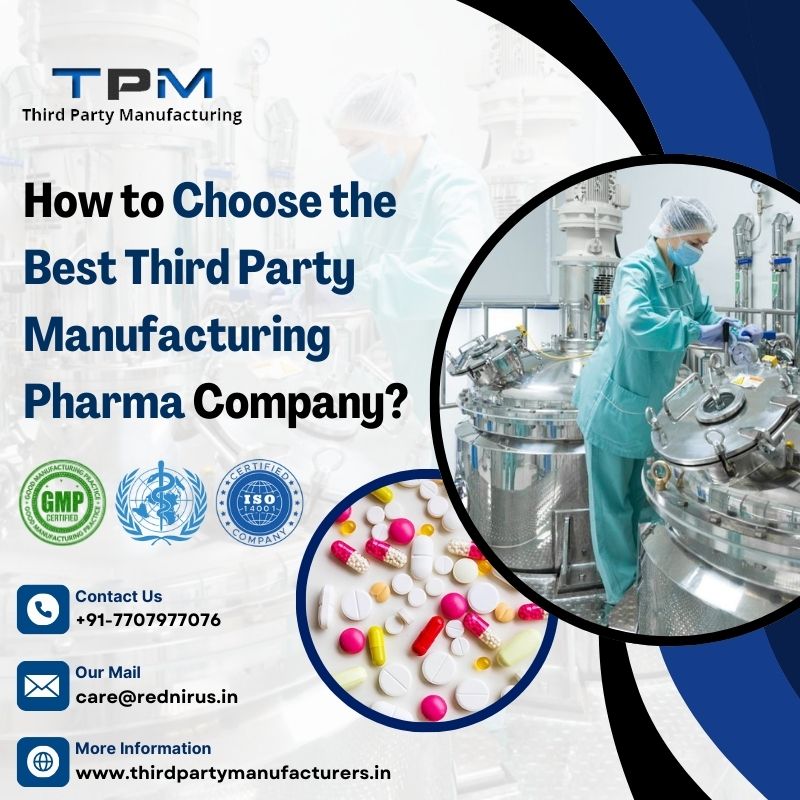 How to Choose the Best Third Party Manufacturing Pharma Company?