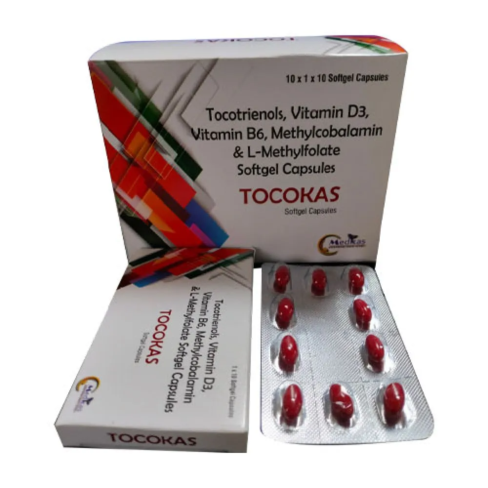 Best Tocotrienols with Vitamin D3 with Vitamin B6 with Methylcobalamin Softgel Capsules Pharmaceutical Contract Manufacturing